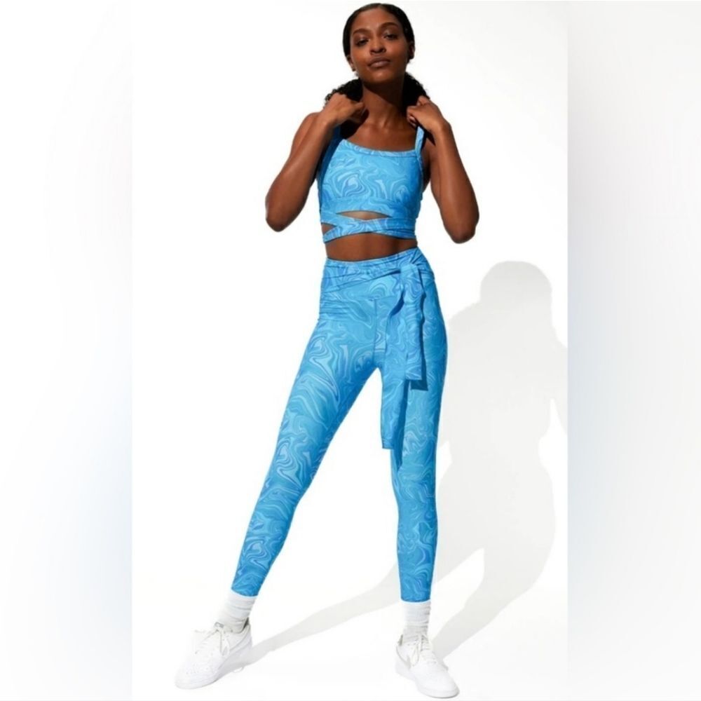 Eleven by Venus Williams WRAPPED HIGH-RISE LEGGINGS NWT Size Medium